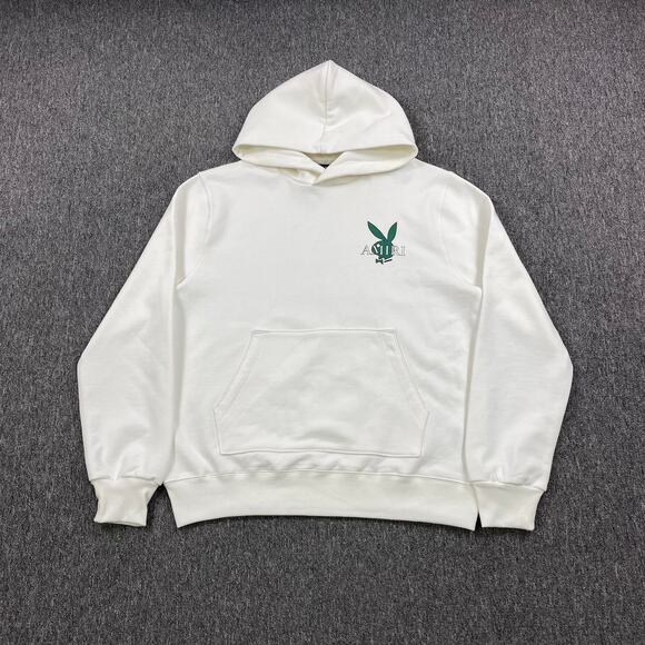 Amiri Playboy White Hoodie